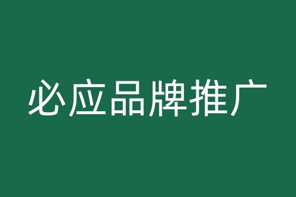 必应品牌推广